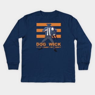 Dog Wick Kids Long Sleeve T-Shirt